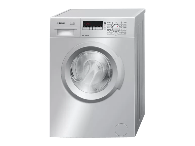 BOSCH 6kg Front Load Washing Machine WAB2026SKE; Pre-Wash, ActiveWater Plus, Reload (Add Items), 1000rpm - BOSCH 6kg Front Load Washing Machine
