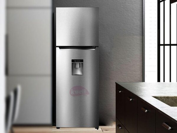 Hisense 419-liter Refrigerator with Water Dispenser RT419N4WCU; Double Door, Frost Free Top Mount Freezer