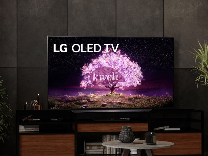 LG 65 inch 4K OLED TV OLED65C1PVB; A9 Gen, 4K Cinema HDR, ThinQ, Voice Remote, Bluetooth - LG 65 inch 4K OLED TV OLED65C1PVB; A9 Gen, 4K Cinema HDR, ThinQ, Voice Remote, Bluetooth