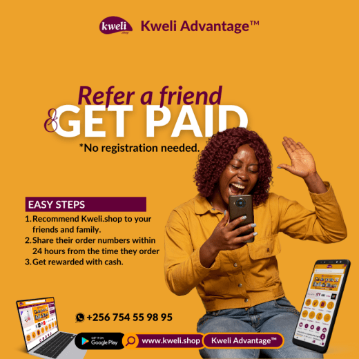 Refer a friend to Kweli.shop and Get Paid - Refer a friend -