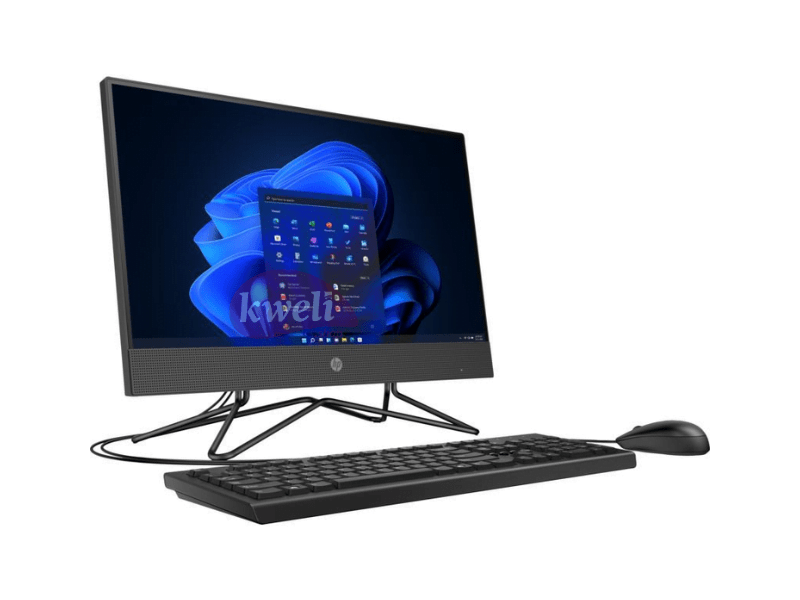 HP 22" All in One Desktop 9US90EA; HP 200 G4 Pentium Desktop PC, 4GB RAM, 1TB HDD, WebCam, 65watts - HP All in One Desktop - 200 G4 22″ Pentium Computer (4)