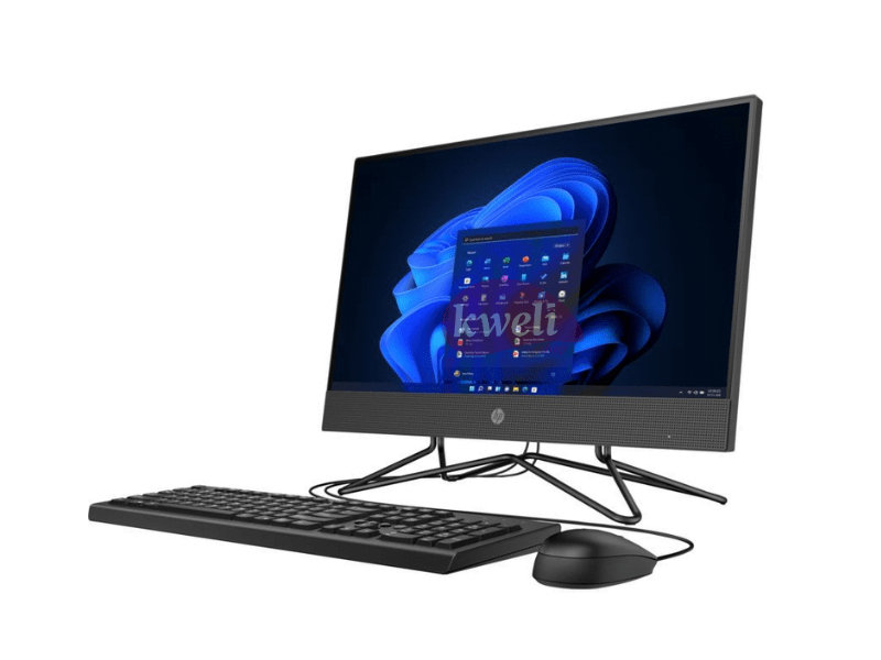 HP 22" All in One Desktop 9US90EA; HP 200 G4 Pentium Desktop PC, 4GB RAM, 1TB HDD, WebCam, 65watts - HP All in One Desktop - 200 G4 22″ Pentium Computer (4)