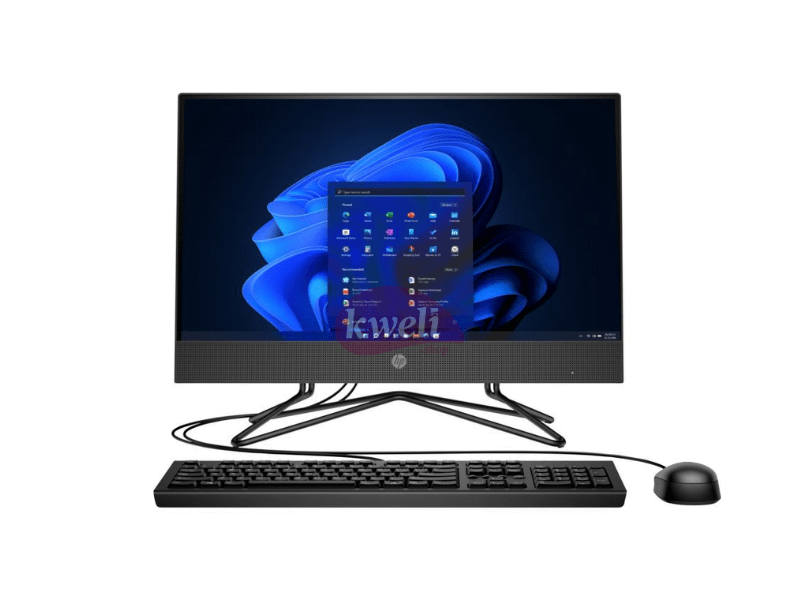 HP 22" All in One Desktop 9US90EA; HP 200 G4 Pentium Desktop PC, 4GB RAM, 1TB HDD, WebCam, 65watts - HP All in One Desktop - 200 G4 22″ Pentium Computer (4)