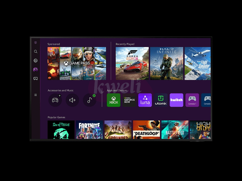 Samsung 55 inch Crystal UHD 4K Smart TV UA55CU8000(2023); AirSlim, Dynamic Crystal Color, Smart Remote + Mic, Tizen™, 150 watts - Samsung 55 inch Crystal UHD 4K Smart TV UA55CU8000(2023); AirSlim, Dynamic Crystal Color, Smart Remote + Mic, Tizen™, 150 watts