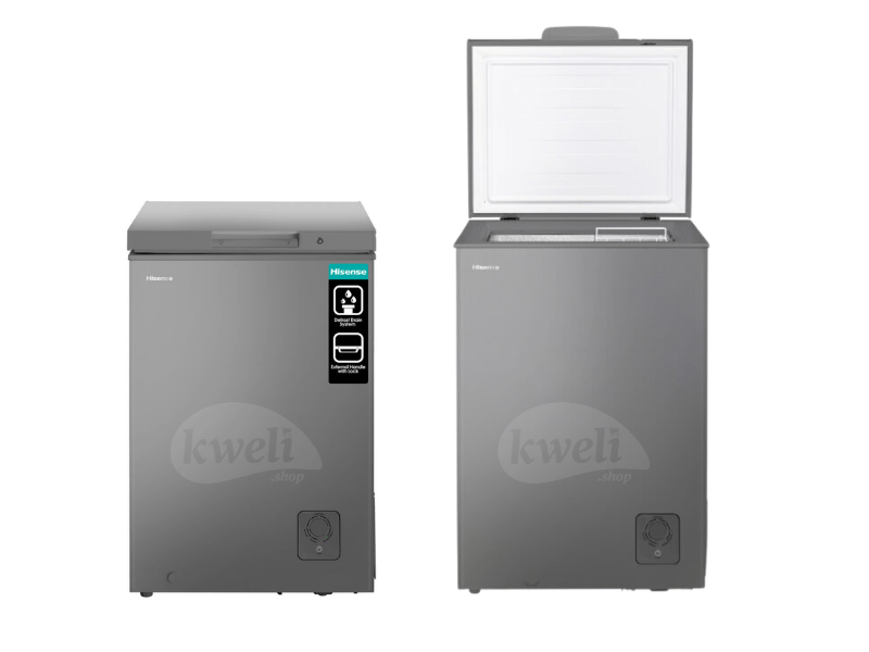 Hisense 130 Litre Chest Freezer - FC-13DT4ST; Lock and Key - Hisense 130 Litre Chest Freezer - FC-13DT4ST; Lock and Key
