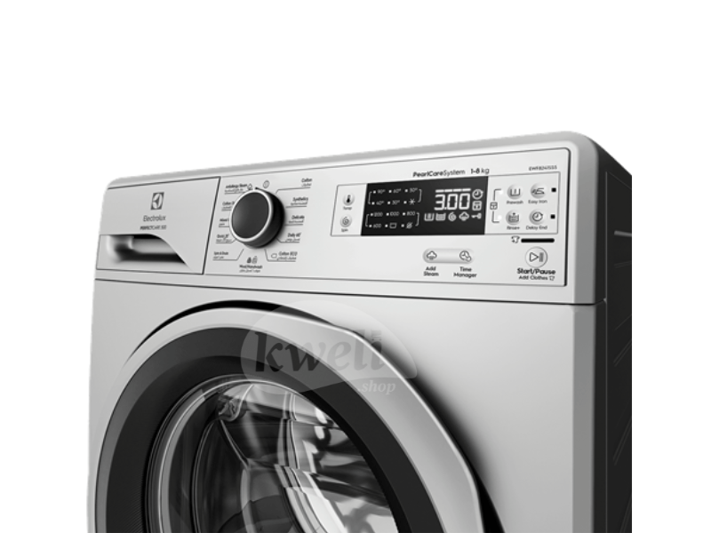 Electrolux 6kg Front Load Washing Machine EWF6240SS5; 1200rpm, Steam, Pause+Add, Inverter, Silver - Electrolux 6kg Front Load Washing Machine EWF6240SS5; 1200rpm, Steam, Pause+Add, Inverter, Silver - Image 2