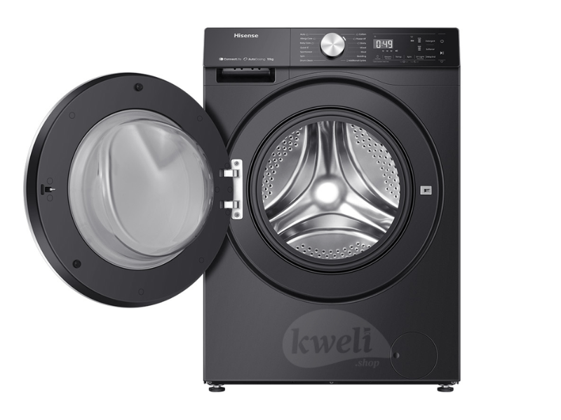 Hisense 12kg Front Load Washing Machine WF3Q1242BT; Steam Wash, Inverter Motor, 1400 RPM Spin Speed, Smart Control, Drum Clean Function - Hisense 12kg Front Load Washing Machine WF3Q1242BT; Steam Wash, Inverter Motor, 1400 RPM Spin Speed, Smart Control, Drum Clean Function - Image 2