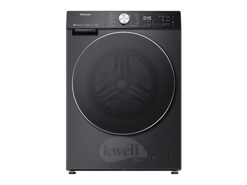 Hisense 12kg Front Load Washing Machine WF3Q1242BT; Steam Wash, Inverter Motor, 1400 RPM Spin Speed, Smart Control, Drum Clean Function - Hisense 12kg Front Load Washing Machine WF3Q1242BT; Steam Wash, Inverter Motor, 1400 RPM Spin Speed, Smart Control, Drum Clean Function