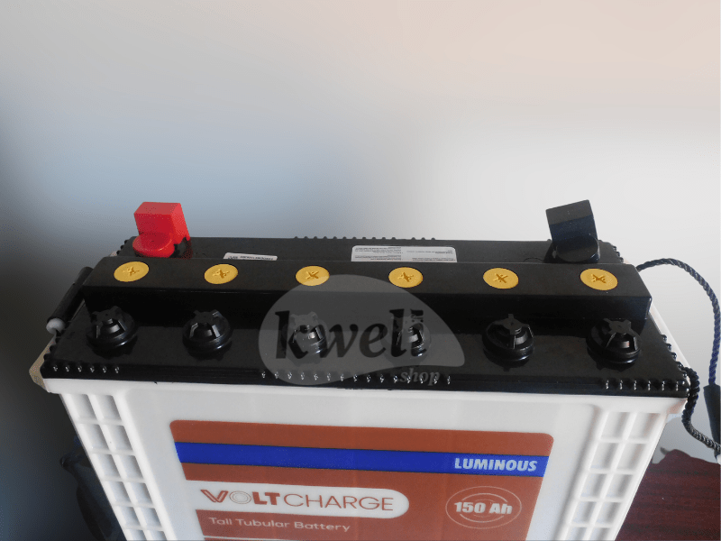 Luminous 150AH 12V Volt Charge Tubular Battery VCTTEX150; Low Maintenance, 1.8kWh , Made in India - Luminous 150AH 12V Volt Charge Tubular Battery VCTTEX150; Low Maintenance, 1.8kWh , Made in India - Image 5