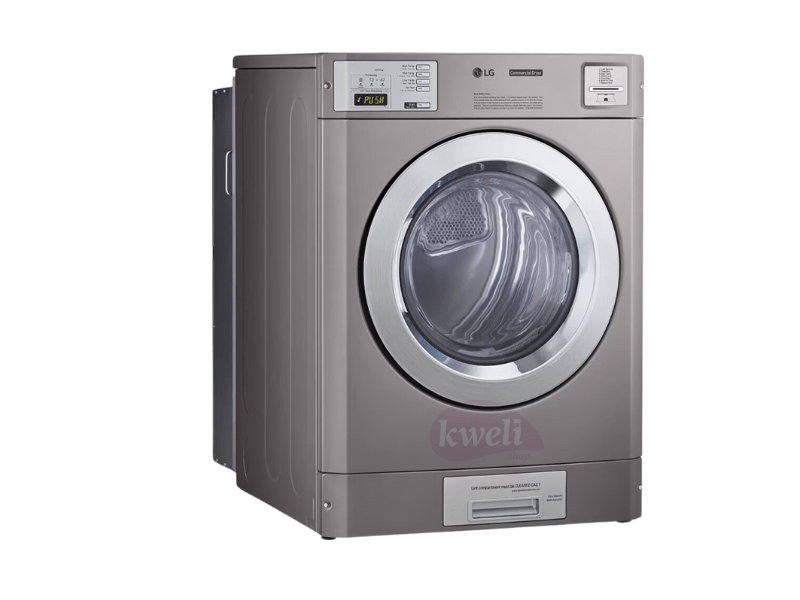 LG 15kg Commercial Dryer RV1840CD7; Stackable, Reversible Door, Sensor Dry, Silver - LG 15kg Commercial Dryer RV1840CD7; Stackable, Reversible Door, Sensor Dry, Silver