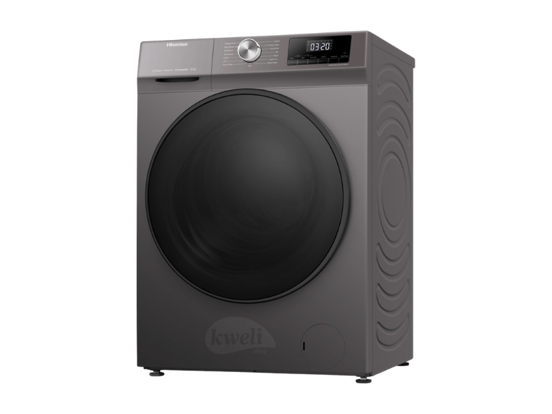 Hisense 10kg Front Load Inverter Washing Machine WF3Q1043BT; Pause & Add, Steam, 1,750 watts - Hisense 10kg Front Load Inverter Washing Machine WF3Q1043BT; Pause & Add, Steam, 1,750 watts