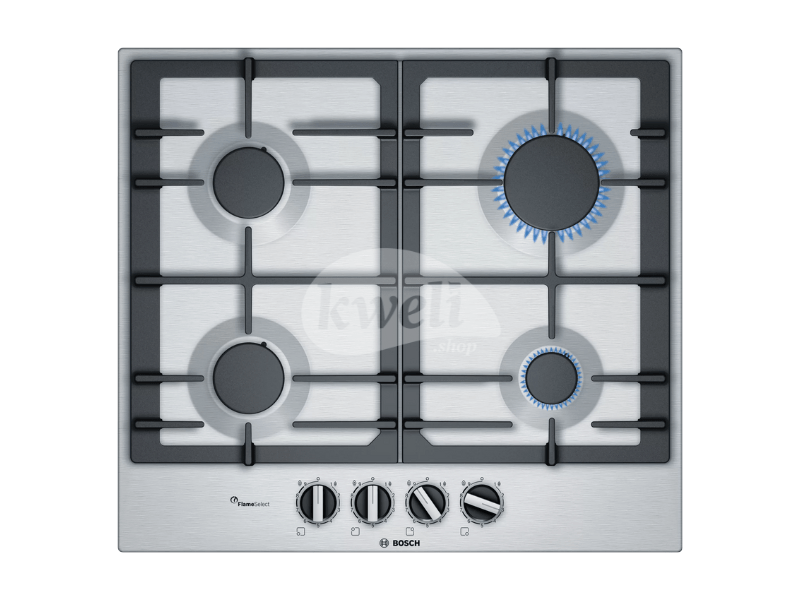 Bosch 60cm Built-in Gas Hob PCP6A5B90; 4 Gas Hobs, Cast-iron pan supports - Bosch 60cm Built-in Gas Hob PCP6A5B90; 4 Gas Hobs, Cast-iron pan supports - Image 2