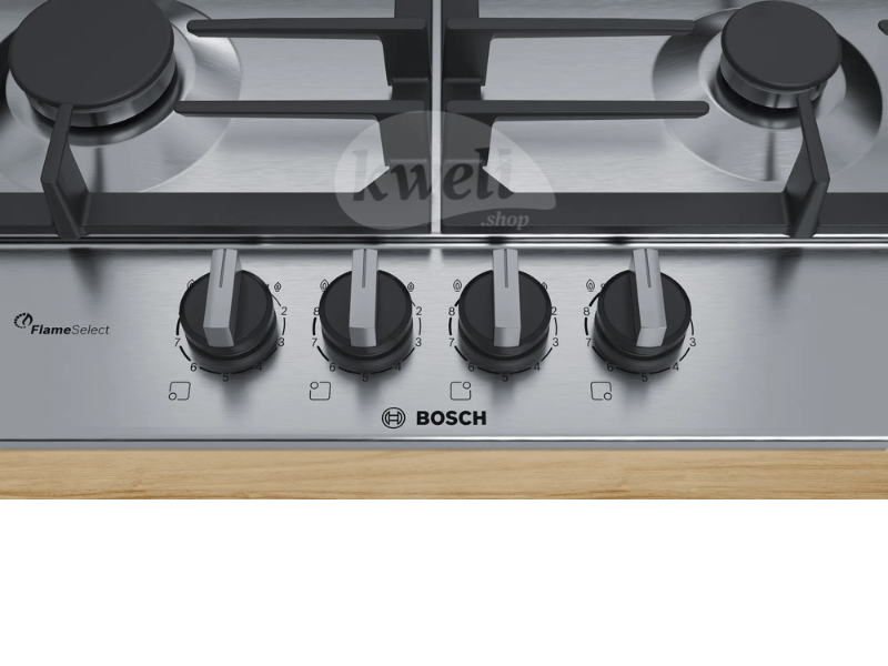 Bosch 60cm Built-in Gas Hob PCP6A5B90; 4 Gas Hobs, Cast-iron pan supports - Bosch 60cm Built-in Gas Hob PCP6A5B90; 4 Gas Hobs, Cast-iron pan supports - Image 3