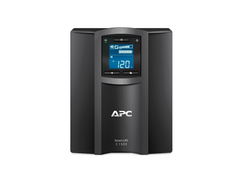 APC 1500VA 900-watt Smart-UPS C SMC1500IC; Tower, 230V, 8x IEC C13 outlets, SmartConnect port, USB and Serial communication, AVR, Graphic LCD - APC 1500VA 900-watt Smart-UPS C SMC1500IC; Tower, 230V, 8x IEC C13 outlets, SmartConnect port, USB and Serial communication, AVR, Graphic LCD