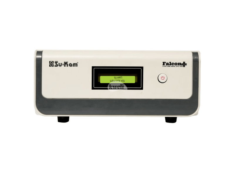 Su-kam 1050VA 12V (788W) Falcon+ Pure Sine Wave UPS Inverter; Digital Display, Battery reserve, Resettable Fuse, 300% Load Startup - Su-kam 1050VA 12V (788W) Falcon+ Pure Sine Wave UPS Inverter; Digital Display, Battery reserve, Resettable Fuse, 300% Load Startup