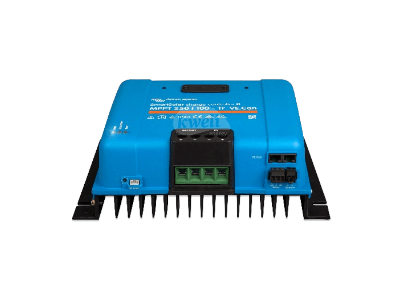 Victron SmartSolar Charge Controller MPPT 250/100Tr VE.Can; 250V 100A 12/24/36/48 Charge Controller with Bluetooth - Victron SmartSolar Charge Controller MPPT 250/100Tr VE.Can; 250V 100A 12/24/36/48 Charge Controller with Bluetooth - Image 2