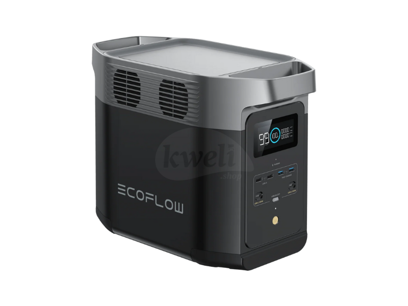 EcoFlow DELTA 2 UK Portable Power Station 1800W; 1kWh Lithium Battery, 12kg light weight, Umeme, Car & Solar panel charging supported, 0-50% charge in 50 minutes - EcoFlow DELTA 2 UK Portable Power Station 1800W; 1kWh Lithium Battery, 12kg light weight, Umeme, Car & Solar panel charging supported, 0-50% charge in 50 minutes - Image 5
