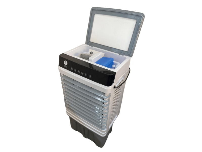 IQRA Air Cooler with Remote Control IQ-ACL25R; 1000W Power, 25L Tank, 4500m³/h Air Volume, 7.3m/s Max Speed, 220–240V, 2L/h Evaporation Rate - IQRA Air Cooler with Remote Control IQ-ACL25R; 1000W Power, 25L Tank, 4500m³/h Air Volume, 7.3m/s Max Speed, 220–240V, 2L/h Evaporation Rate - Image 2