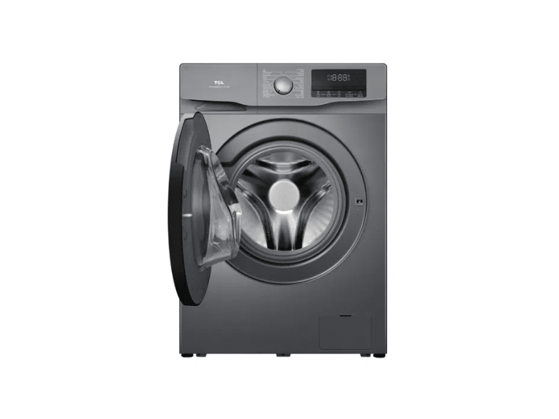 TCL 7kg Front Load Washing Machine P607FLG; Inverter Motor, Steam Wash, 1400 RPM, 16 Programs, Drum Clean, Silver - TCL 7kg Front Load Washing Machine P607FLG; Inverter Motor, Steam Wash, 1400 RPM, 16 Programs, Drum Clean, Silver - Image 2
