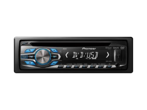 Pioneer Car DVD Receiver, USB, AUX, FM/AM Radio, 4×50W Output – DVH345UB