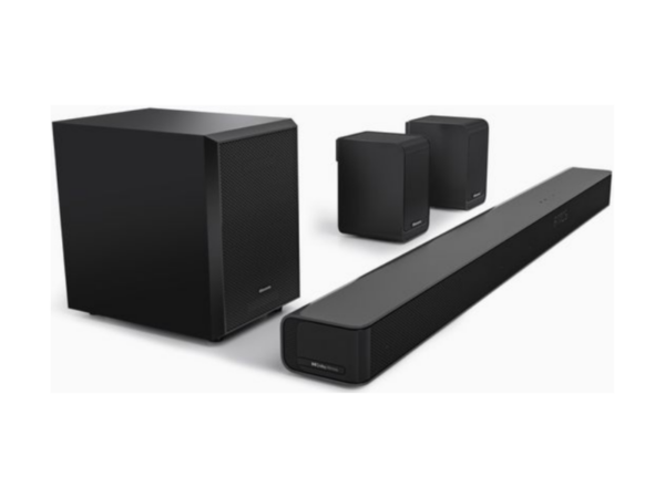Hisense 5.1ch Soundbar HS-5100; 540W Power, Wireless Subwoofer, Rear Speakers, Dolby Digital Plus, DTS Virtual:X, Bluetooth 5.3, HDMI ARC