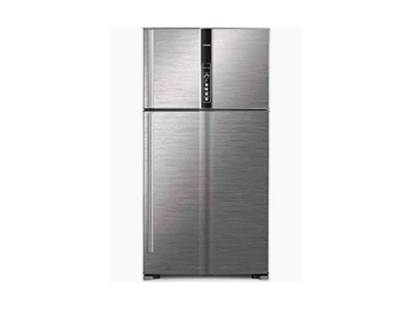 Hitachi 770L Refrigerator RV860PUN1KBSL; Inverter, Dual Fan Cooling, Brilliant Silver