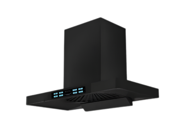 IQRA 60cm Ductable Kitchen Chimney IQ-CM6041TG; Wall-Mounted Cooker Hood, Touch Panel, Motion Sensor, 3-Speed Motor, LED Lamp