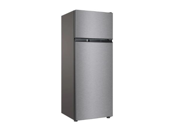 TCL 270L Refrigerator F270TM; Double Door, Inverter Cooling, Frost-Free, LED Light, Tempered Glass Shelves, Low Noise