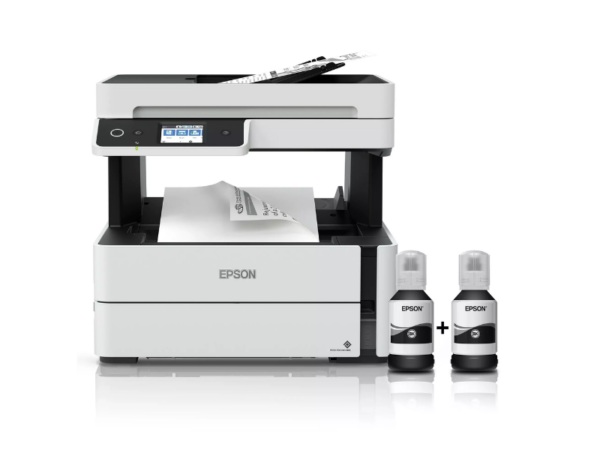 Epson EcoTank M3170 A4 Multifunction Mono Wi-Fi Ink Tank Printer; Print, Scan, Copy, Fax, ADF, Auto Duplex, 39ppm
