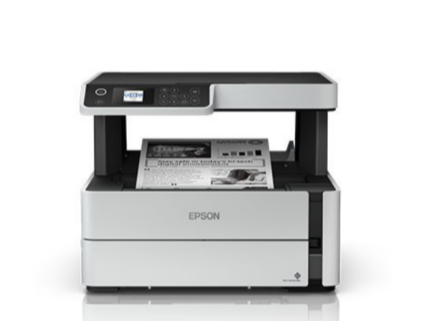 Epson EcoTank Monochrome M2140 All-in-One Ink Tank Printer; Print, Scan, Copy, Auto Duplex, USB, 39ppm, 250-Sheet Tray