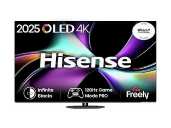 Hisense 55-inch Smart OLED TV 55A85LEVS; 4K UHD, OLED Display, Dolby Vision IQ, Dolby Atmos, VIDAA Smart OS