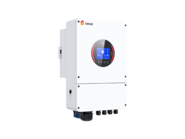 SRNE 6kW 48V Off-Grid Solar Storage Inverter AEP4860S135-H; 2 MPPT, 12000W PV, 65-450V MPPT, 500V Voc, 135A, 6-Unit Parallel, WiFi Option, IP65