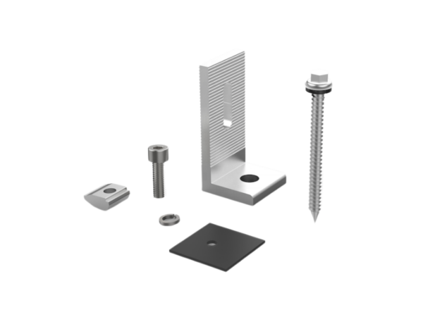 Solar PV Roof Mounting L-Foot Kit; Solar PV Mounting & Earthing Hardware