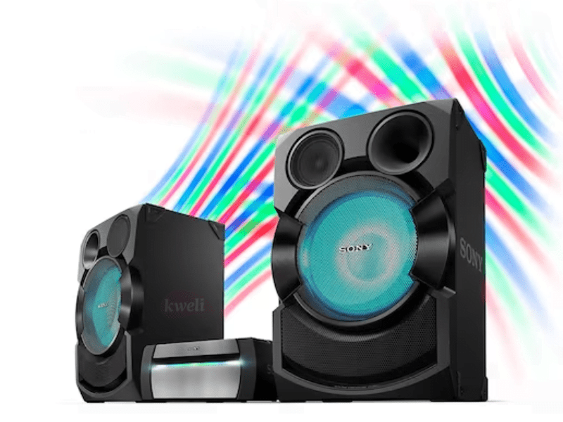 Sony High Power Audio System SHAKE70; DVD, Karaoke, USB, Mic Input, Bluetooth, AM/FM Radio - Sony High Power Audio System SHAKE70
